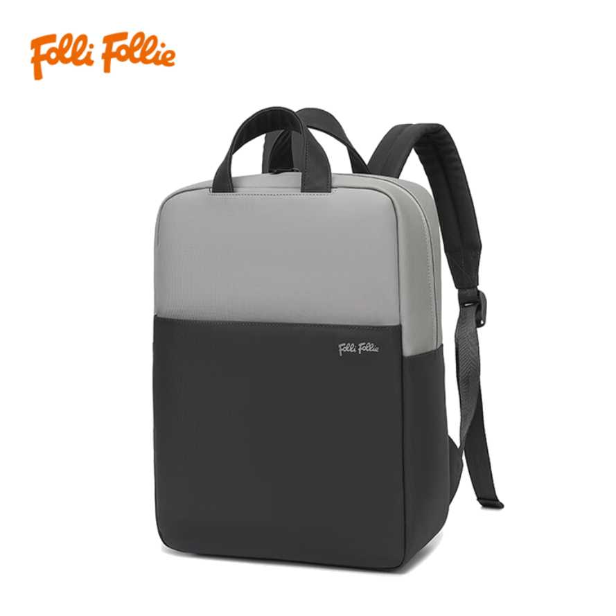 Folli Follie 商務(wù)簡(jiǎn)約修身雙肩包 FF-D001A